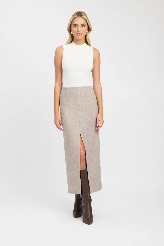 Darcy Column Skirt high slit skirt