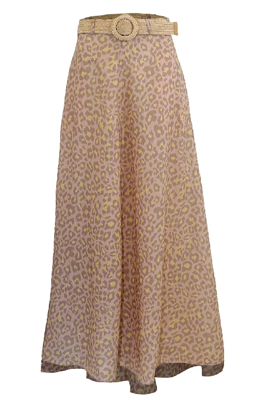 Pattie A Line Midi Skirt corduroy skirt comfortable