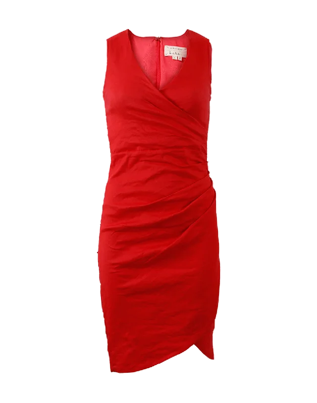 Cotton Cross Dress Tunics Sophisticated sleek