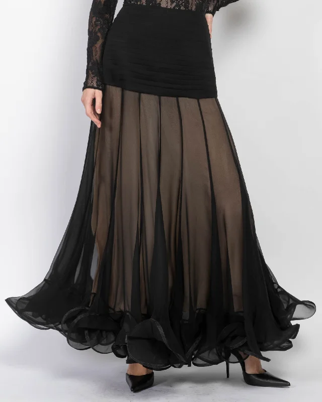 Flounce Skirt lace skirt intricate