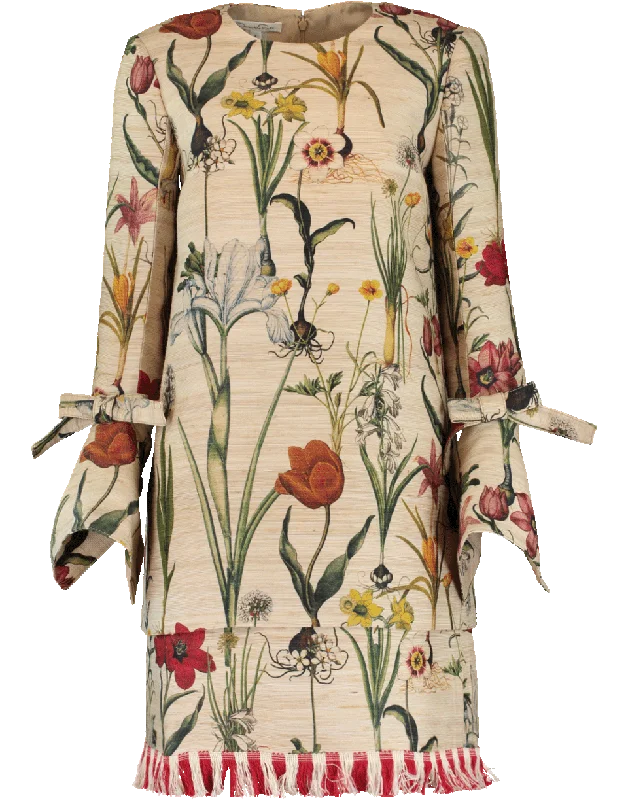 Flower Harvest Print Dress Tunics Trousers formal