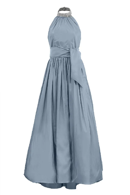 Gem T Neck Gown Ball Gown Skirt corduroy skirt durable