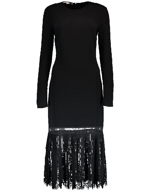 Yvone Stretch Cady Dress Tunics Stylish elegant