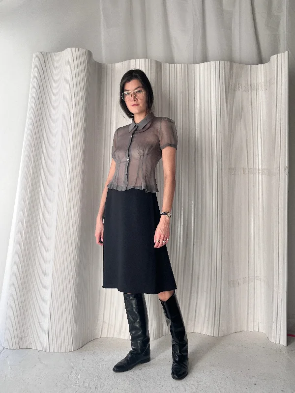 Prada Midi Skirt denim skirt trendy