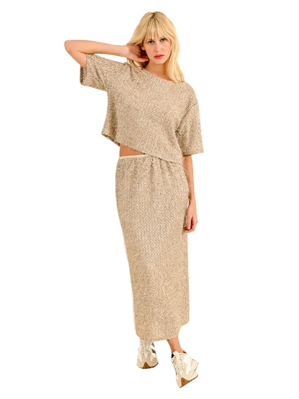 Molly Bracken Young Ladies Knitted Skirt tulle skirt dreamy