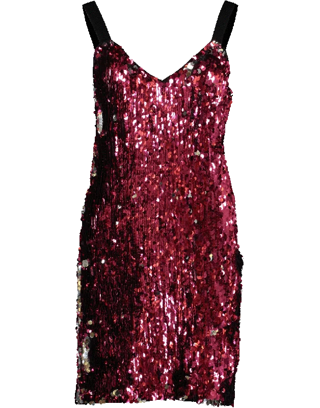 Two Tone Sequin Becca Dress Tunics Prom sequined