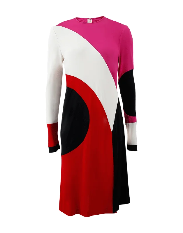 Colorblock Dress Tunics Fall fleece