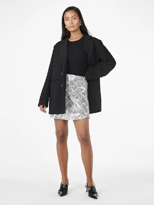Chekka Sequin Mini Skirt cashmere skirt rich