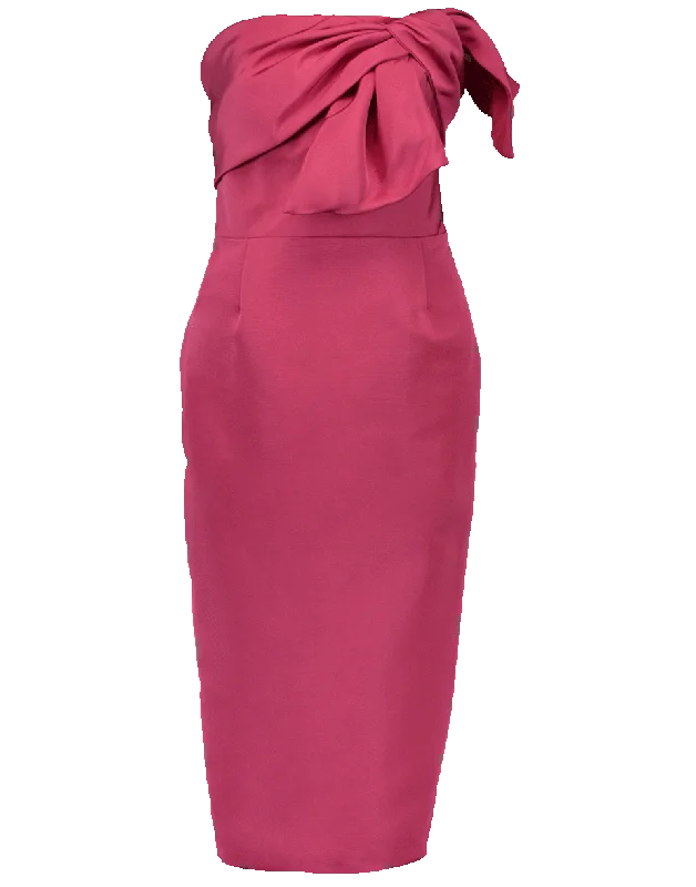 Wrap Bow Dress Tunics Polka dots