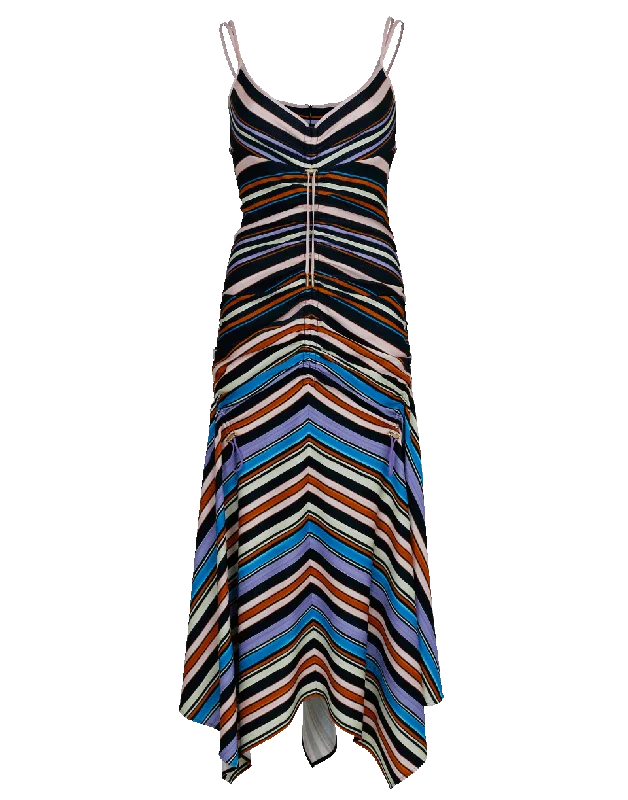 Striped Jersey Cami Dress Tunics Floral girly