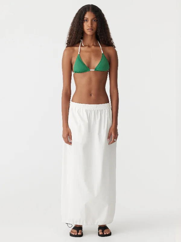 crushed cotton maxi skirt tiered skirt playful
