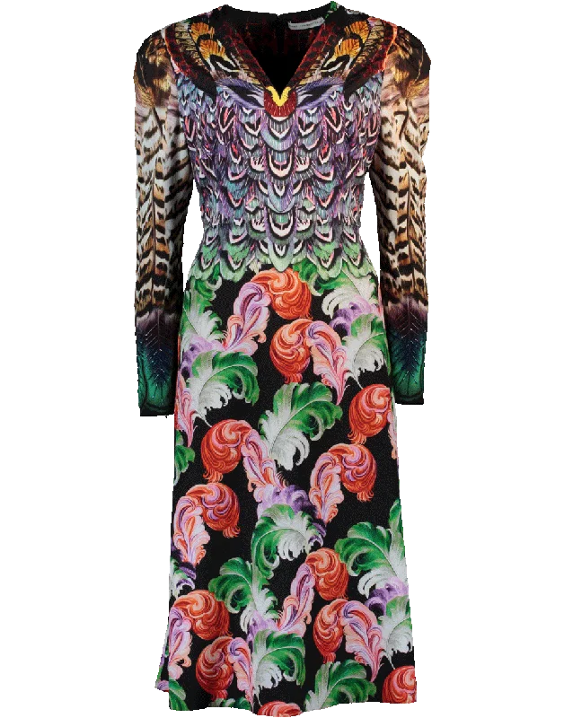 Pheasant Dress Tunics Evening elegant