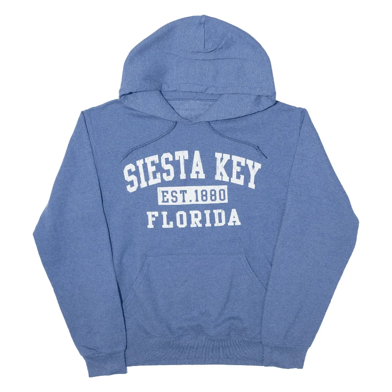 Siesta Key Florida USA Hoodie Blue Pullover Womens S Blouson Sleeve Pullover