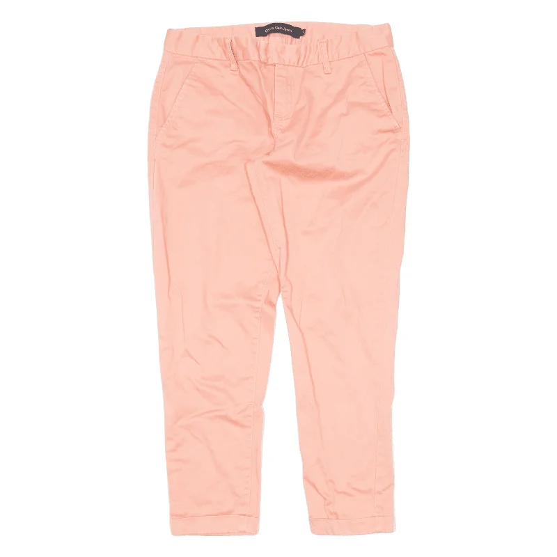 CALVIN KLEIN JEANS Womens Trousers Pink Regular Skinny W30 L25 Trousers Seasonal Trendy CALVIN KLEIN JEANS Womens Trousers Pink Regular Skinny W30 L25 Trousers Seasonal Trendy