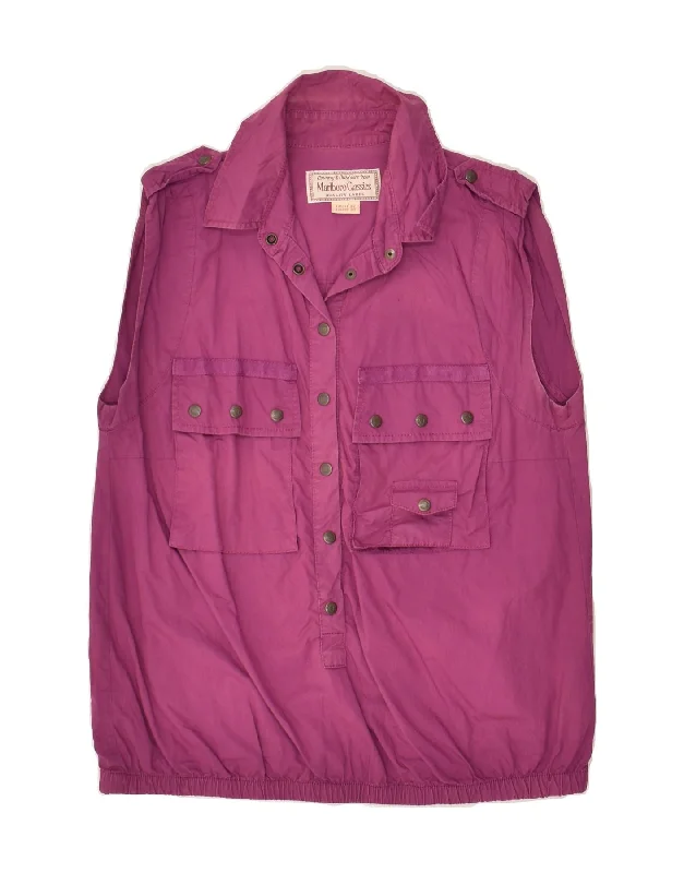 MARLBORO CLASSICS Womens Sleeveless Pullover Shirt Size 36 Small Pink Lantern Sleeve Elegant MARLBORO CLASSICS Womens Sleeveless Pullover Shirt Size 36 Small Pink Lantern Sleeve Elegant