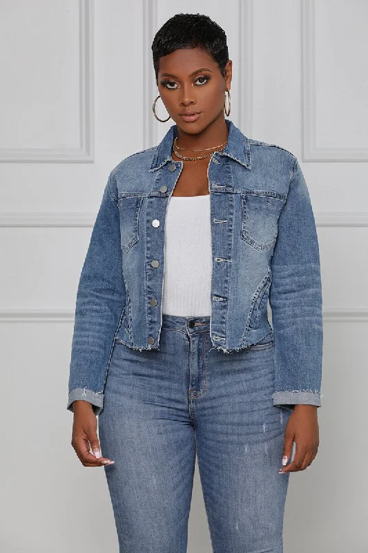 Vireous Stretch Denim Women's Short Jacket Lace Jacket Ribbed Jacket Sequined Jacket Vireous Stretch Denim Women's Short Jacket Lace Jacket Ribbed Jacket Sequined Jacket