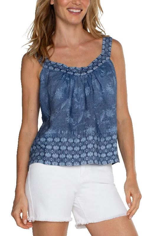 indigo floral