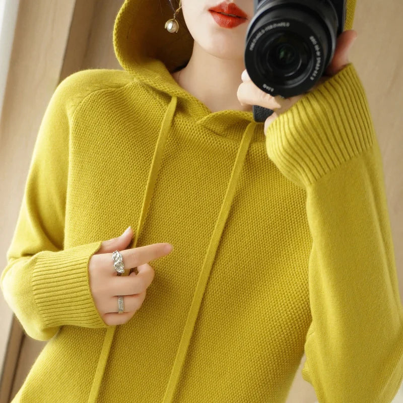 Hooded Sweater for Women Spring and Autumn 2023 New Hoodie Underlay with Knitted Shirt for Casual Large Hooded Sweater for Women Graphic Hoodie Design Print Hooded Sweater for Women Spring and Autumn 2023 New Hoodie Underlay with Knitted Shirt for Casual Large Hooded Sweater for Women Graphic Hoodie Design Print