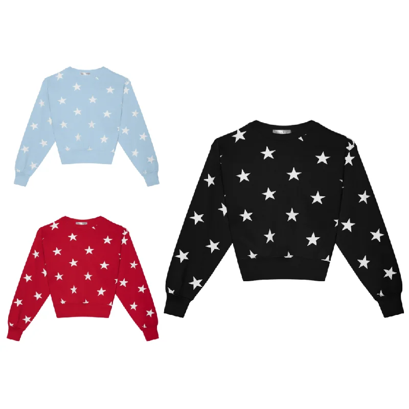 Ladies First Sweatshirt Hoodie with Batwing Sleeves Loose Dramatic