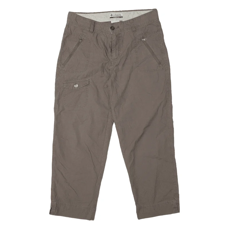 COLUMBIA Outdoor Cropped Womens Trousers Brown Regular Straight W30 L24 Trousers Lace Delicate COLUMBIA Outdoor Cropped Womens Trousers Brown Regular Straight W30 L24 Trousers Lace Delicate