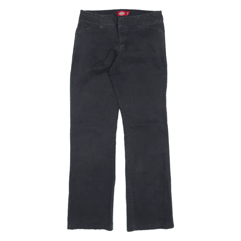 DICKIES Workwear Trousers Black Regular Bootcut Womens W28 L30 Trousers Lace Delicate DICKIES Workwear Trousers Black Regular Bootcut Womens W28 L30 Trousers Lace Delicate