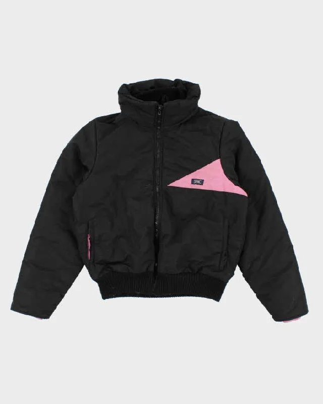 Vintage 90s Serac Pink and Black Jacket - M Lace Jacket Ribbed Jacket Sequined Jacket Vintage 90s Serac Pink and Black Jacket - M Lace Jacket Ribbed Jacket Sequined Jacket