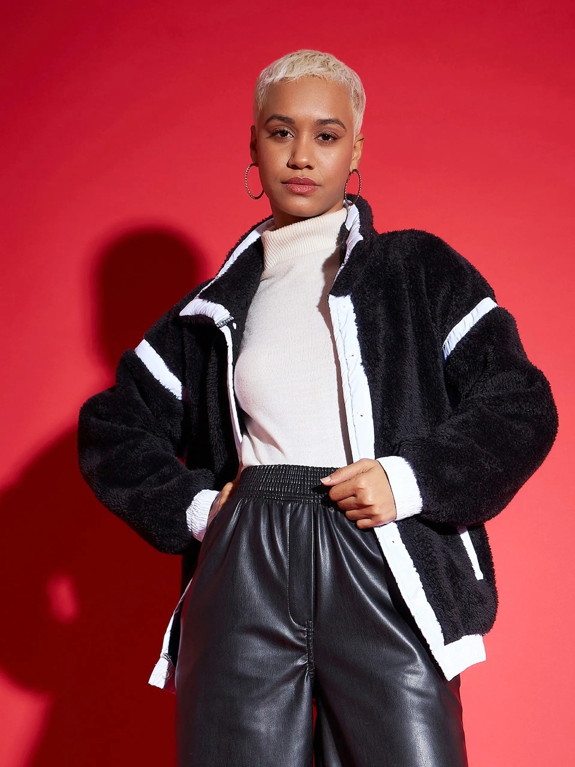 Women Solid Standard Black Full Sleeve Jacket Rayon Fabric Velvet Fabric Corduroy Fabric Women Solid Standard Black Full Sleeve Jacket Rayon Fabric Velvet Fabric Corduroy Fabric