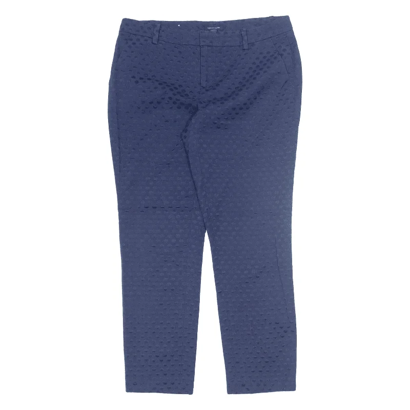 TOMMY HILFIGER Polka Dot Trousers Blue Regular Tapered Womens W32 L28 Trousers Running Lightweight TOMMY HILFIGER Polka Dot Trousers Blue Regular Tapered Womens W32 L28 Trousers Running Lightweight