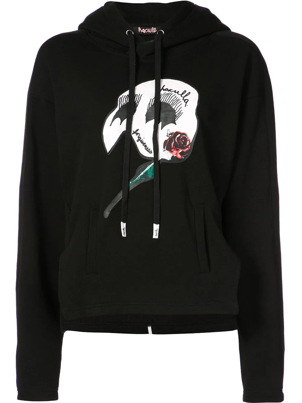 MUSIC OF THE DARK NIGHT PULLOVER HOODIE Hoodie with Side Slits Relaxed Casual