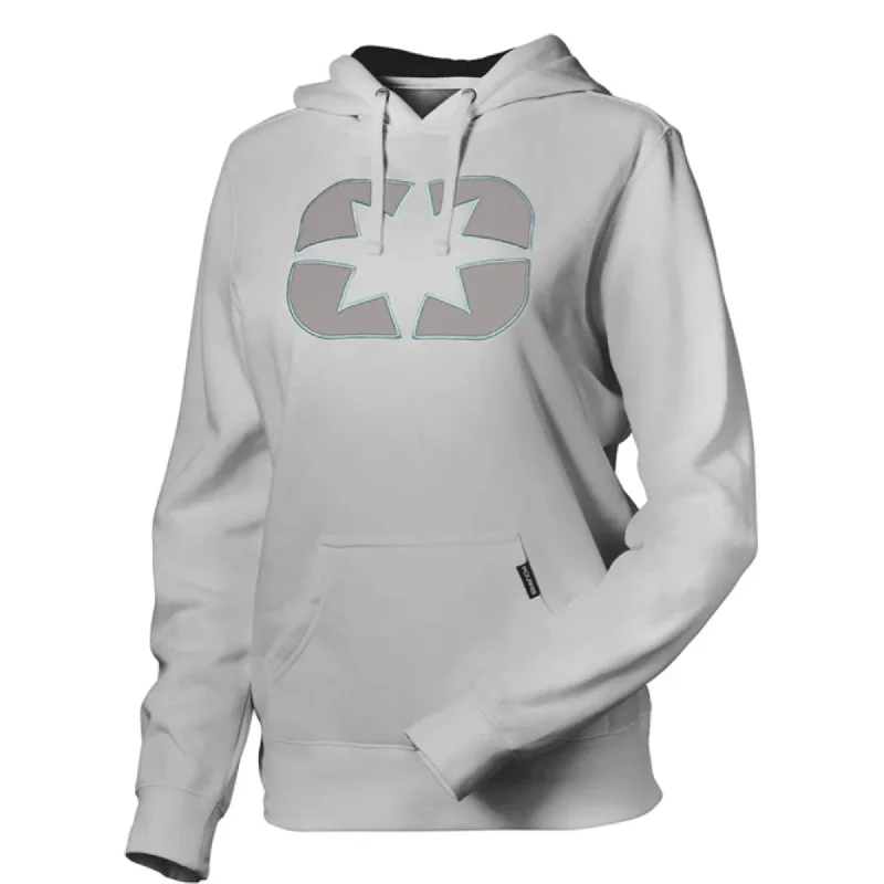 Polaris Women's Icon Hoodie, Gray | 2833099 Hoodie with Side Slits Relaxed Casual