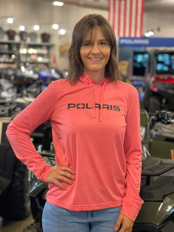 Polaris Women's UPF Polaris Hoodie Tee, Pink | 2833102 Hoodie with Full-Zip Functional Layering Polaris Women's UPF Polaris Hoodie Tee, Pink | 2833102 Hoodie with Full-Zip Functional Layering