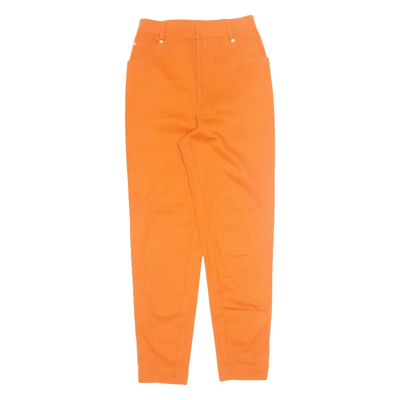 ELLEN TRACY COMPANY Trousers Orange Regular Tapered Womens W25 L28 Trousers Sale Discount ELLEN TRACY COMPANY Trousers Orange Regular Tapered Womens W25 L28 Trousers Sale Discount