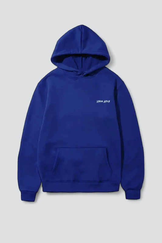 Cobalt Blue Embroidered New York Chest Logo Hoodie 2 Hoodie with Hem Lace Feminine Delicate Cobalt Blue Embroidered New York Chest Logo Hoodie 2 Hoodie with Hem Lace Feminine Delicate