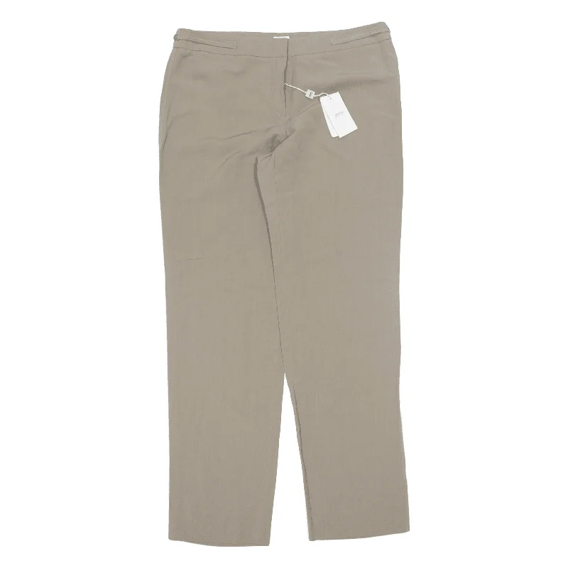 ARMANI COLLEZIONI Linen Blend Womens Trousers Beige Straight Linen W36 L34 Trousers Timeless Classic ARMANI COLLEZIONI Linen Blend Womens Trousers Beige Straight Linen W36 L34 Trousers Timeless Classic