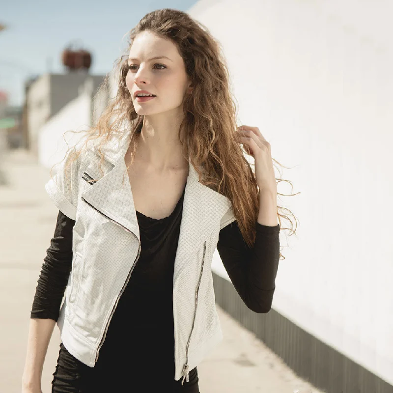 Norma Jean Short Sleeve Jacket W21S003B Fitted Jacket Loose Jacket Oversized Jacket