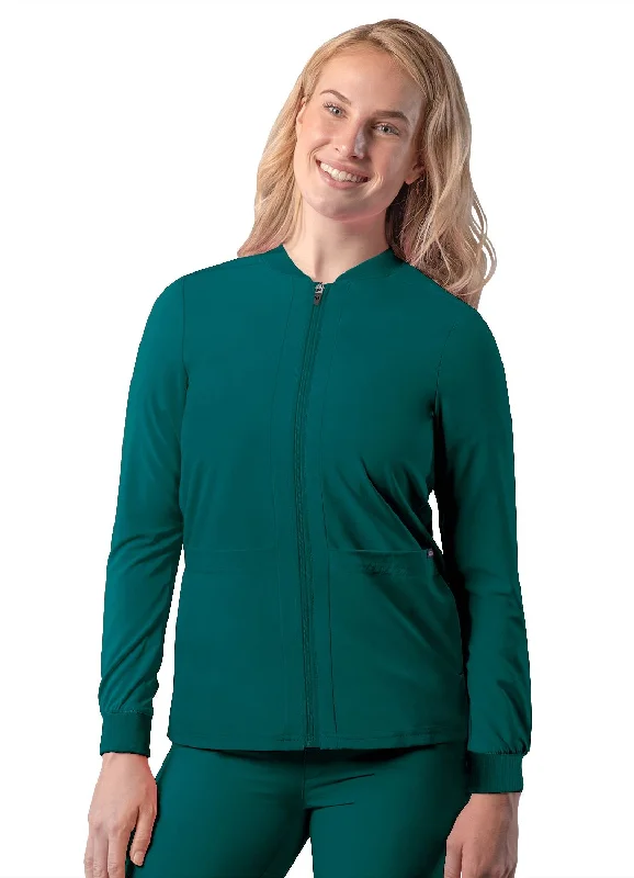 Addition Women's Bomber Zipped Jacket by Adar XXS-3XL / DARK TEAL Striped Jacket Polka Dot Jacket Floral Jacket Addition Women's Bomber Zipped Jacket by Adar XXS-3XL / DARK TEAL Striped Jacket Polka Dot Jacket Floral Jacket