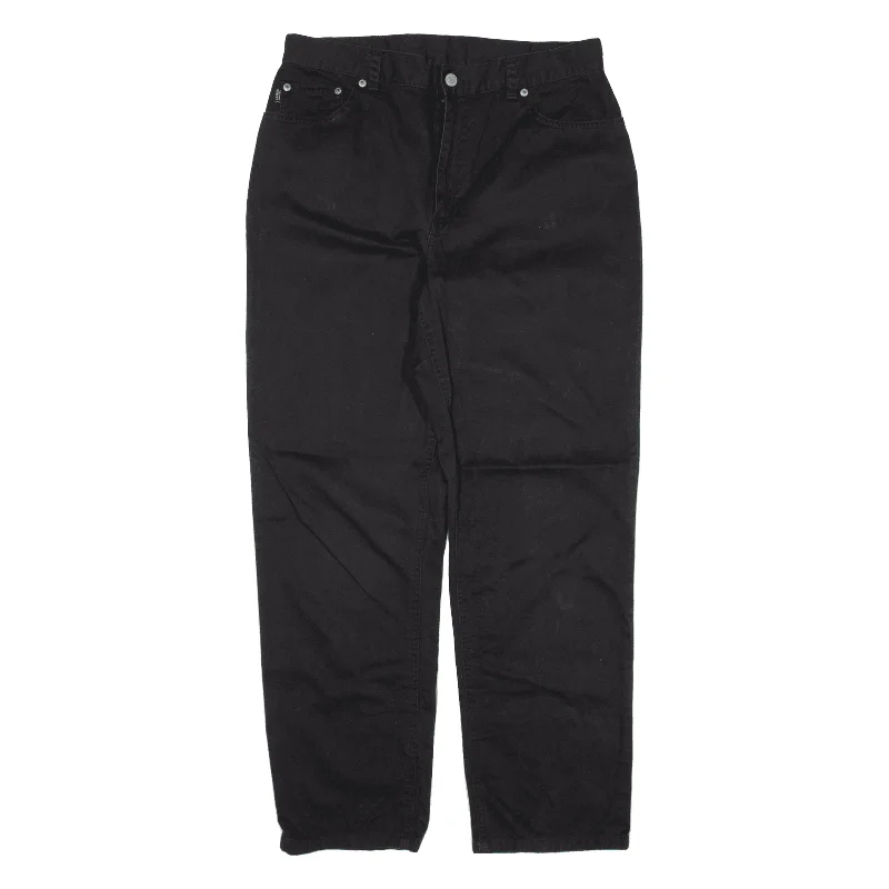 LAUREN RALPH LAUREN Trousers Black Regular Straight Womens W30 L27 Trousers Denim Distressed LAUREN RALPH LAUREN Trousers Black Regular Straight Womens W30 L27 Trousers Denim Distressed