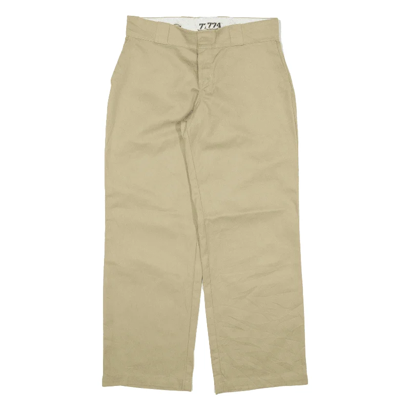 DICKIES 774 Workwear Trousers Beige Regular Straight Womens W29 L27 Trousers Gym Athletic DICKIES 774 Workwear Trousers Beige Regular Straight Womens W29 L27 Trousers Gym Athletic