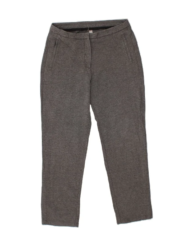 LULULEMON Womens Tapered Trousers US 8 Medium W27 L28 Grey Flecked Lyocell Trousers High Rise Slim Fit LULULEMON Womens Tapered Trousers US 8 Medium W27 L28 Grey Flecked Lyocell Trousers High Rise Slim Fit
