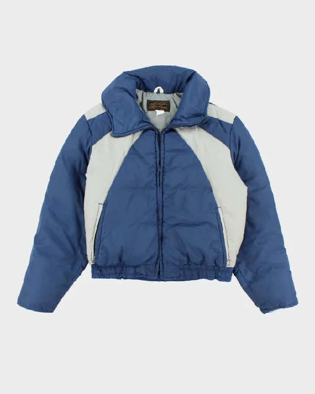 Vintage 90's Women's Eddie Bauer Cropped Insulated Jacket - S Tiered Jacket Buttoned Jacket Zippered Jacket Vintage 90's Women's Eddie Bauer Cropped Insulated Jacket - S Tiered Jacket Buttoned Jacket Zippered Jacket