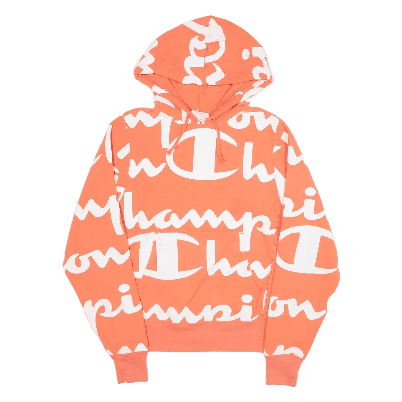 CHAMPION Reverse Weave Hoodie Pink Pullover Womens S Cashmere Luxurious Pullover