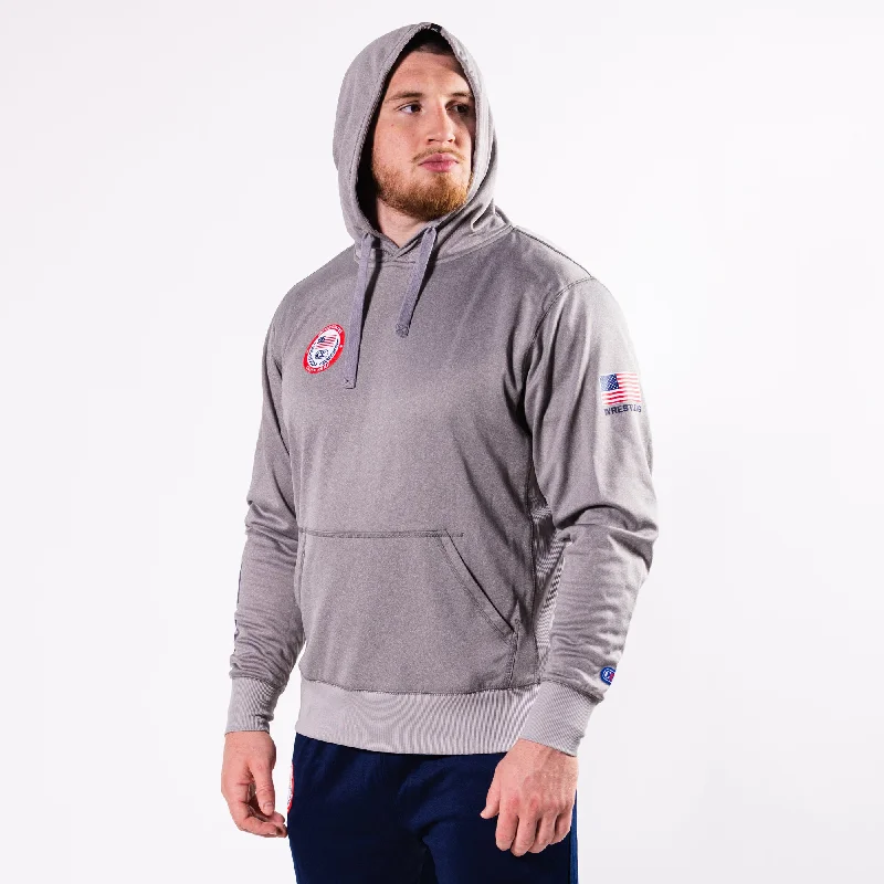 USA 2024 Hooded Sweatshirt Hoodie with Back Slit Movement Comfort