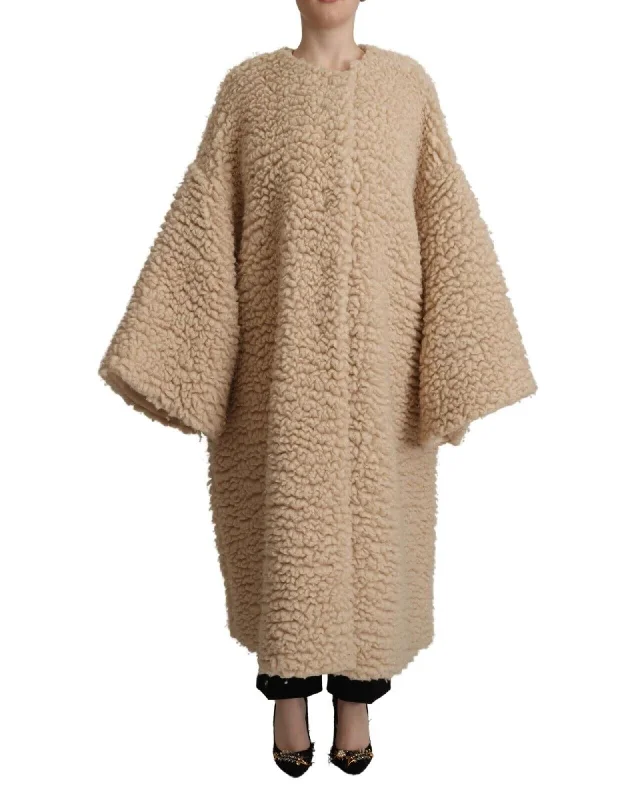 Dolce & Gabbana Cashmere Wool Faux Fur Coat Jacket Anorak Shell Jacket Lightweight Jacket Dolce & Gabbana Cashmere Wool Faux Fur Coat Jacket Anorak Shell Jacket Lightweight Jacket