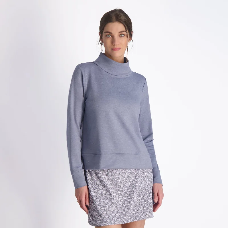 MAGGIE SWEATSHIRT Hoodie with High-Low Hem Asymmetrical Trendy
