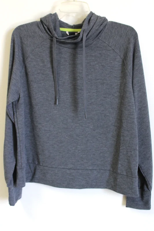 Mondetta Gray Hoodie | M Graphic Hoodie Design Print