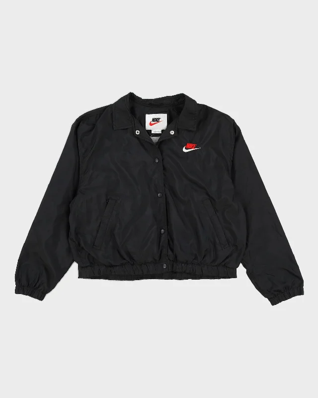 Vintage 90s Nike Black Track Jacket - L Oversized Jacket Tailored Jacket Straight Jacket Vintage 90s Nike Black Track Jacket - L Oversized Jacket Tailored Jacket Straight Jacket