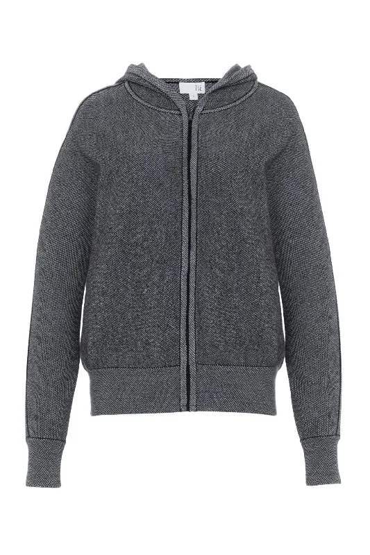 HOODIE CARDIGAN Faux Fur Fabric Real Fur Fabric Shearling Fabric
