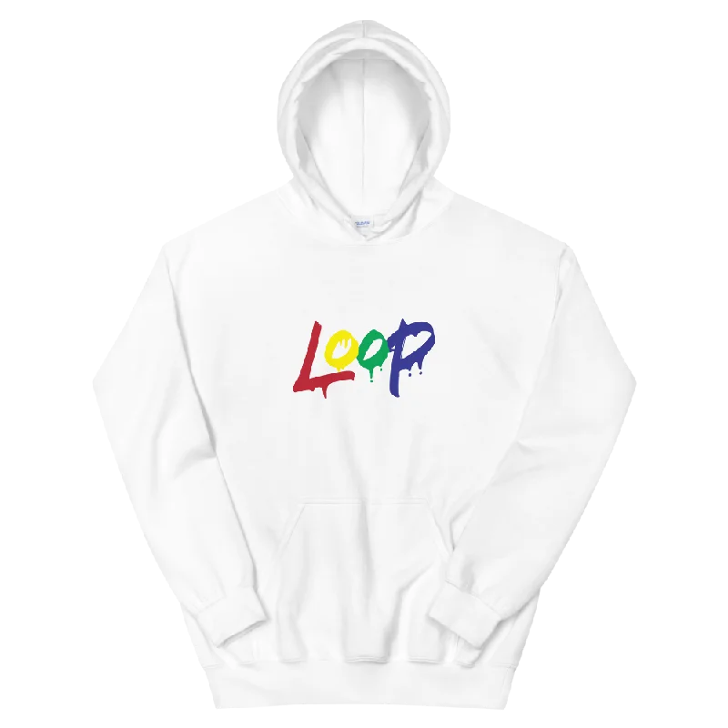 Loop Drip Hoodie (Multi-Color) Hoodie with Rhinestones Sparkly Elegant