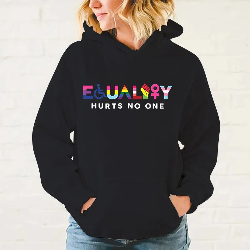 y2k hoodies New Feminist Equality Hurts No One Lgbtq Letter Print Hooded Fashion Women Girl Sweatshirt Long Sleeve Casual Tops Hoodie with Hem Ribbing Snug Secure y2k hoodies New Feminist Equality Hurts No One Lgbtq Letter Print Hooded Fashion Women Girl Sweatshirt Long Sleeve Casual Tops Hoodie with Hem Ribbing Snug Secure