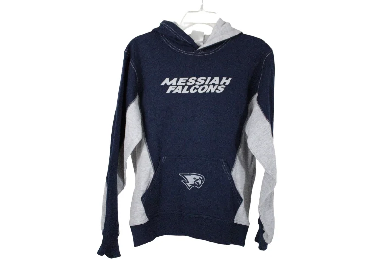 Messiah Falcons Blue Hoodie | S Hoodie with Drawcord Adjustable Secure